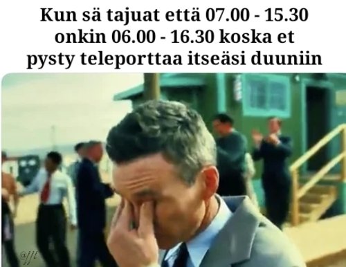 Luolaston väestä tuskin moni duunissa käy