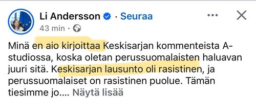 Politiikkaa