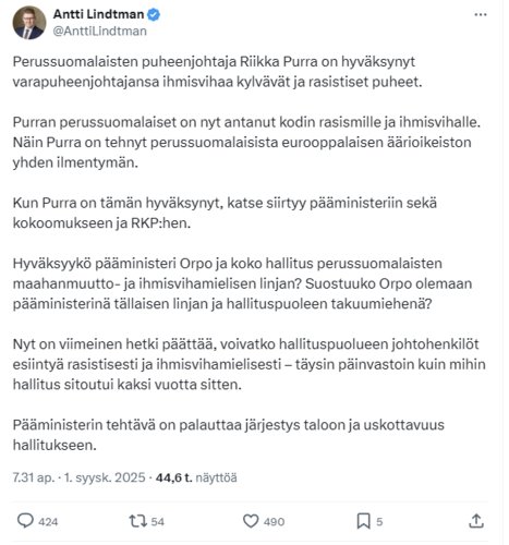 Politiikkaa ja Vittuilua