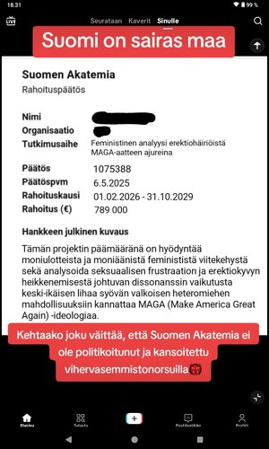 Kaikkia hyödyttävää tutkimuksta