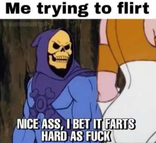 skeletor flirttaa tykimmin