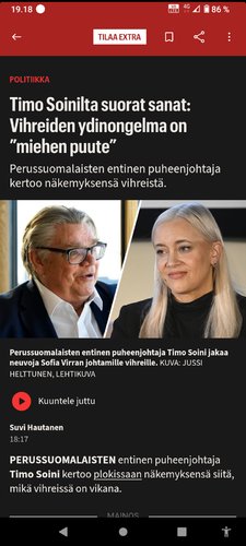 Kun munaa ei saa eikä ole miehen mallia niin muuttuu vihreäksi