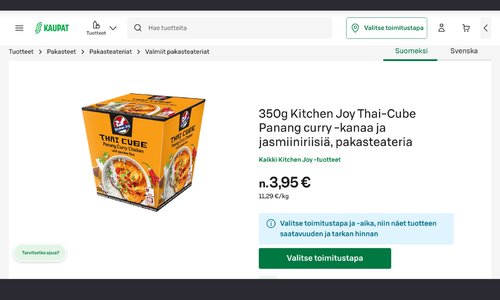 Ihan paskaa ja tuotu thaimaasta asti