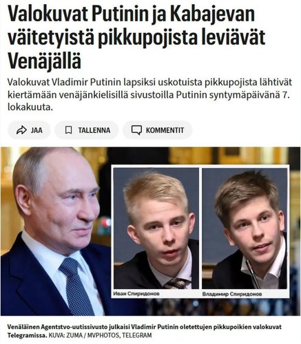 Putinin pojat