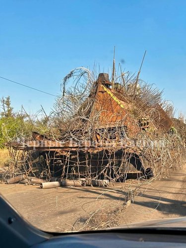 Yksi ryssien madmax tankeista