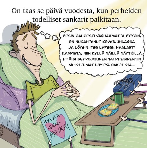 Hyvää Isänpäivää t. Aamulehti