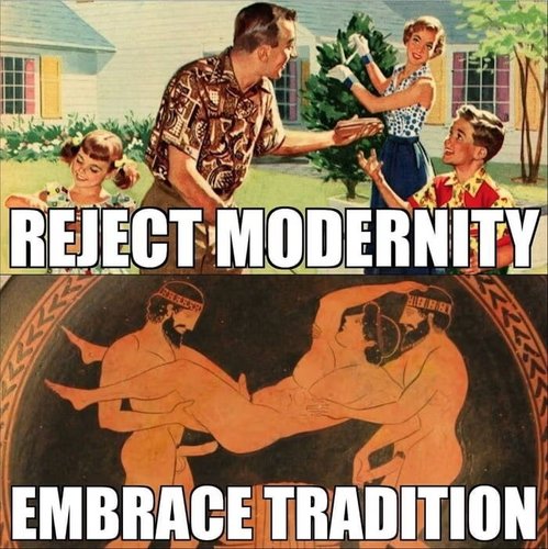 Hylätään nykyaika ja omaksutaan perinteet