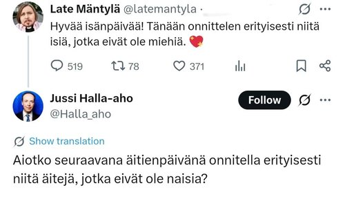 Jussi jauhottaa