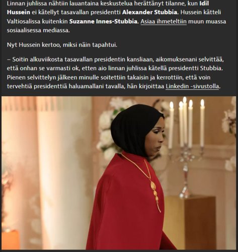 Tuollainen sika ei kuulu linnan juhliin