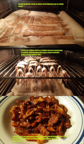 Tehkää sian nahkasta snäksiä