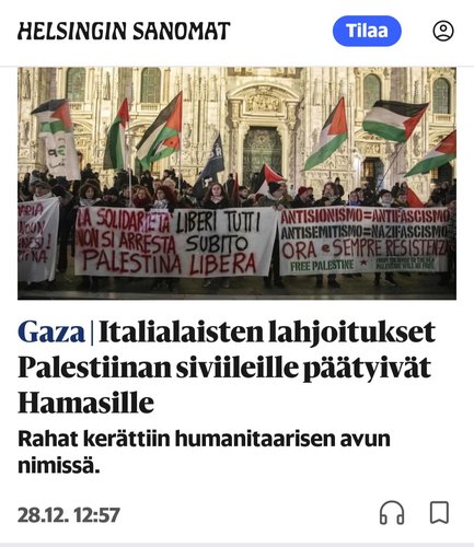 Yllättyneet voi nostaa käden pystyyn