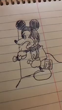 mikki-hiiri kännissä