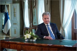 Sauli Niinistön sotapuhe