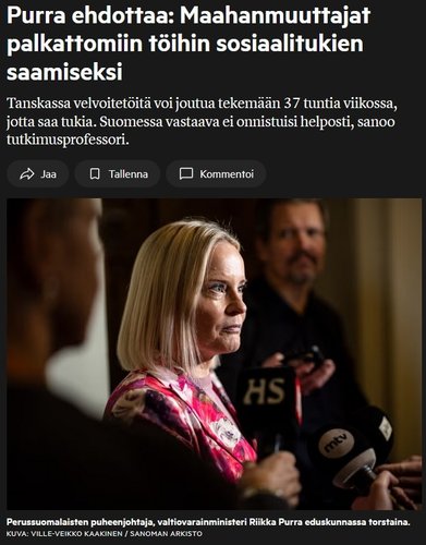 Tämä heti niin tekevät jotain edes rahojensa eteen!